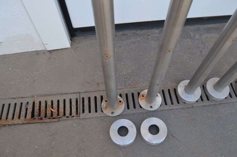11 Stainless Steel Post Railing Railing for Floor Mounting