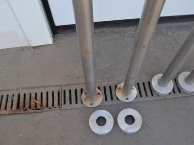 11 Stainless Steel Post Railing Railing for Floor Mounting
