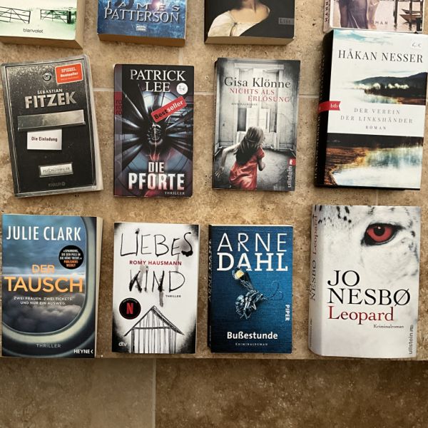 18 deutsche Krimis / Thriller zum Tausch !!!