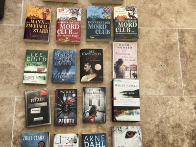 18 deutsche Krimis / Thriller zum Tausch !!!