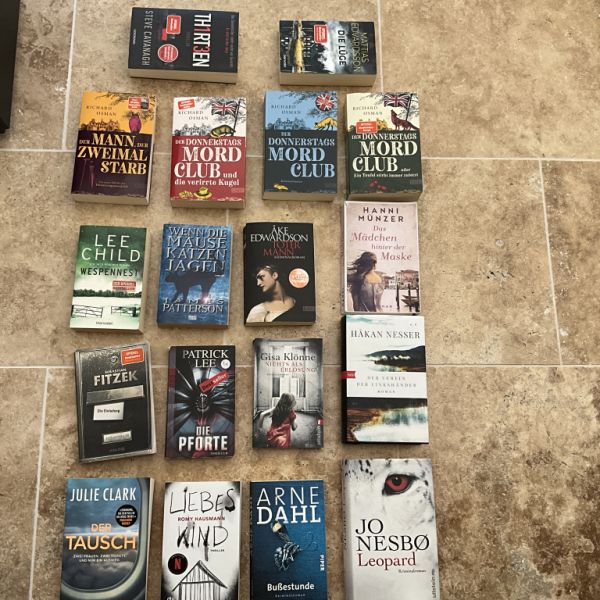 18 deutsche Krimis / Thriller zum Tausch !!!