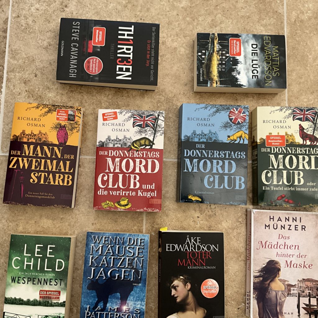 18 deutsche Krimis / Thriller zum Tausch !!!
