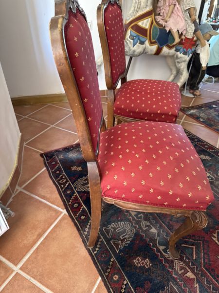 2 antike Barockstühle  aus Kirschholz