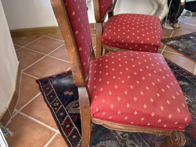 2 antike Barockstühle  aus Kirschholz
