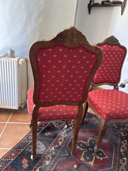 2 antike Barockstühle  aus Kirschholz