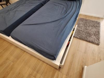 2 camas individuales 90x200 blancas