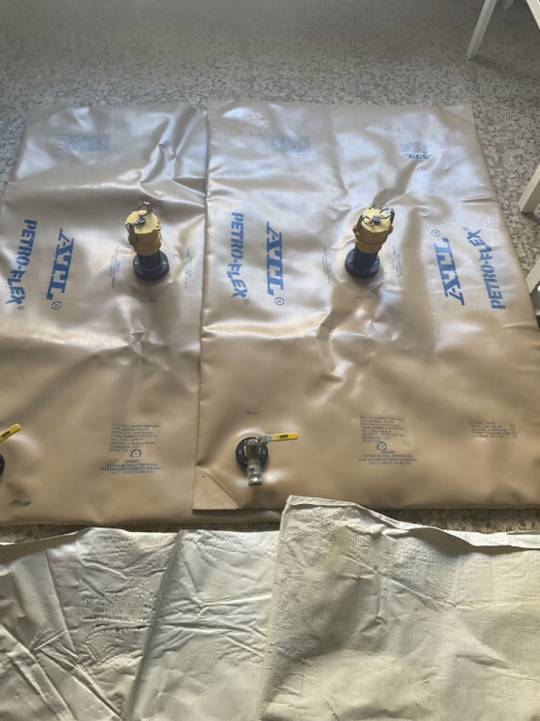 2 Used 50 Gallon ATL Petro-Flex® Cushion Style Marine Range Extension Fuel Bladder