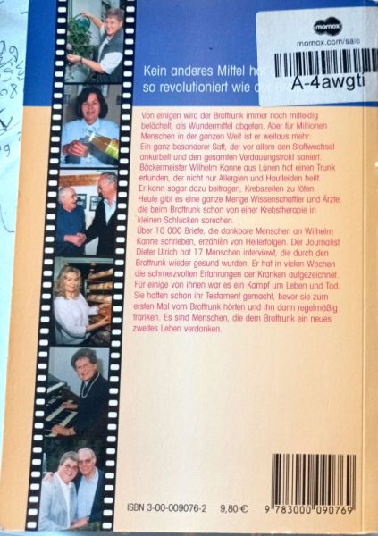 2 health books, cheap to give away: KETO Principle and Brottrunk