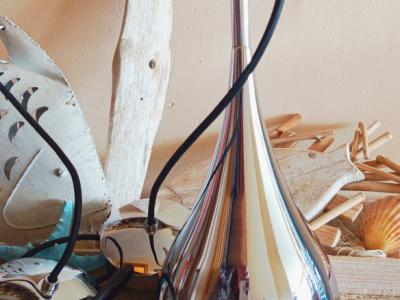 2 Hängelampen Chrom