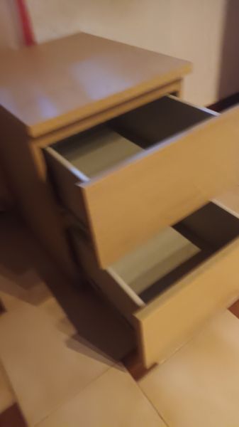 2 light brown chests of drawers for sale