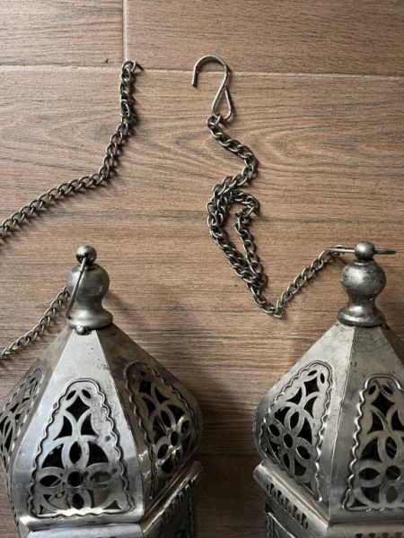 2 orientalische Hängelampen