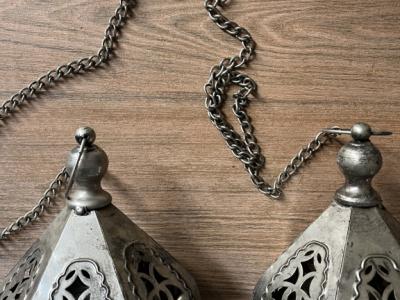 2 orientalische Hängelampen