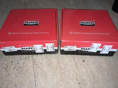 2 paquetes de 2x discos de freno para el eje trasero, MAPCO 25990 para JEEP Wrangler y Cherokee