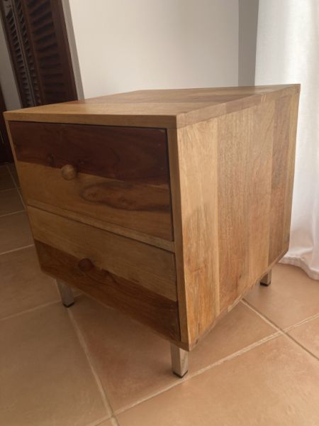 2 beautiful solid wood nightstands for sale