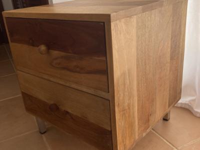 2 beautiful solid wood nightstands for sale