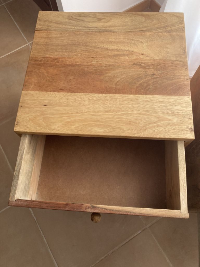 2 beautiful solid wood nightstands for sale