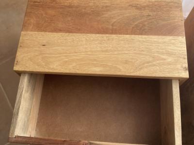 2 beautiful solid wood nightstands for sale