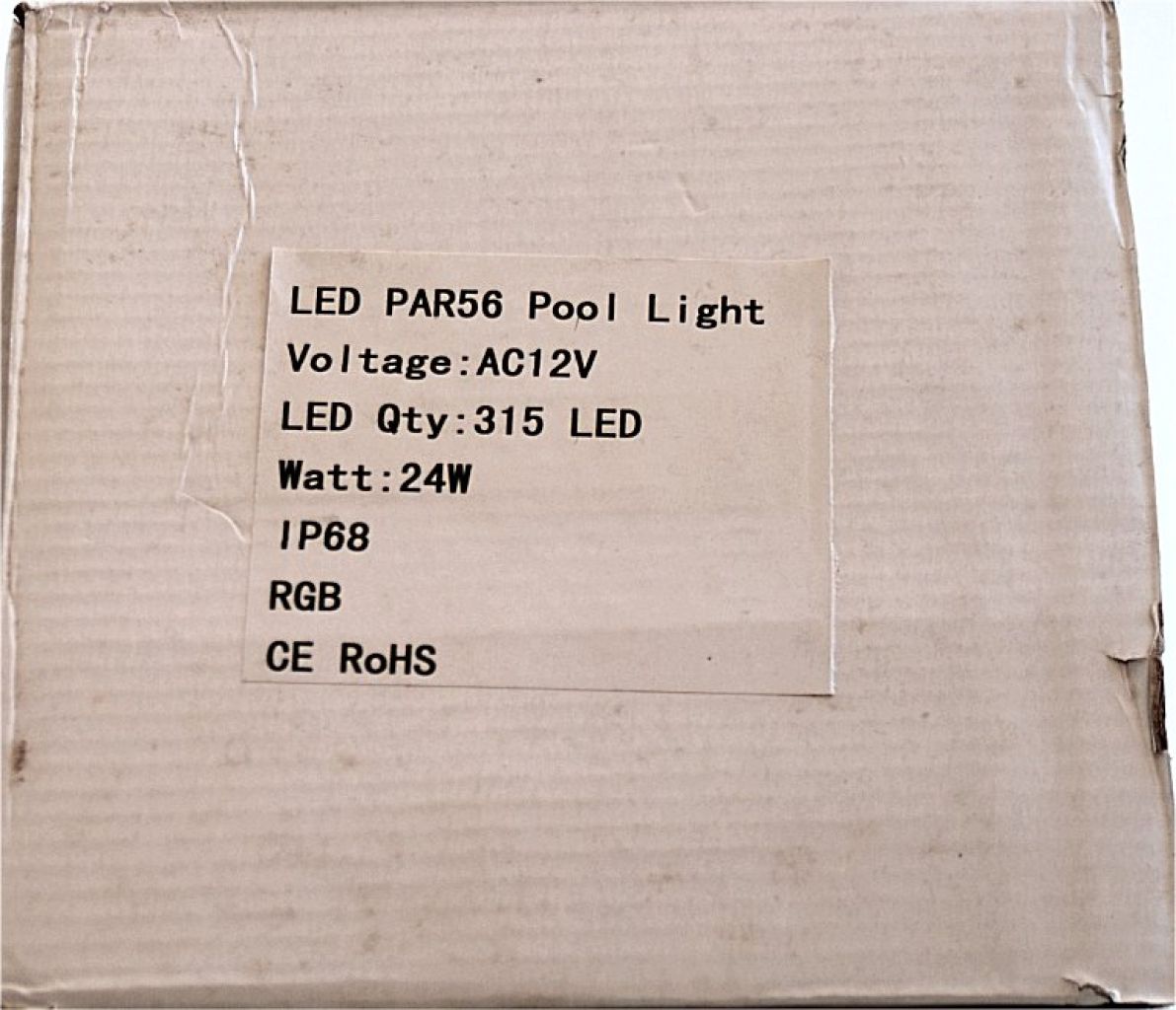 2 pieces new RGB LED pool headphones in orig. packaging, 12 V AC – 24 W