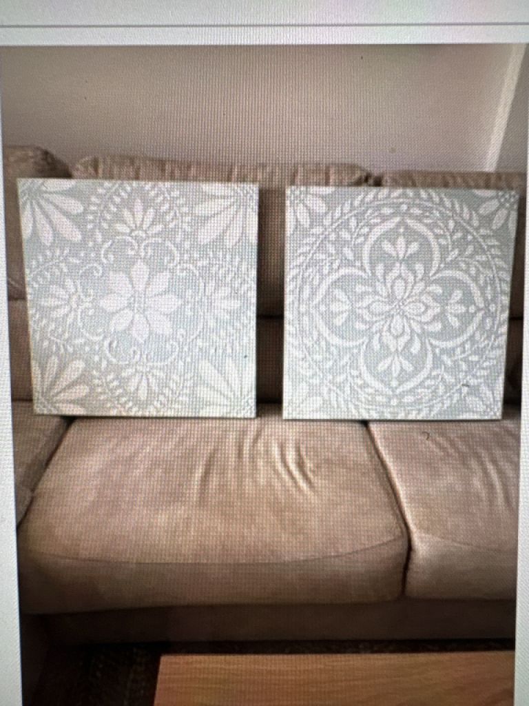 2 cuadros de pared 60x60