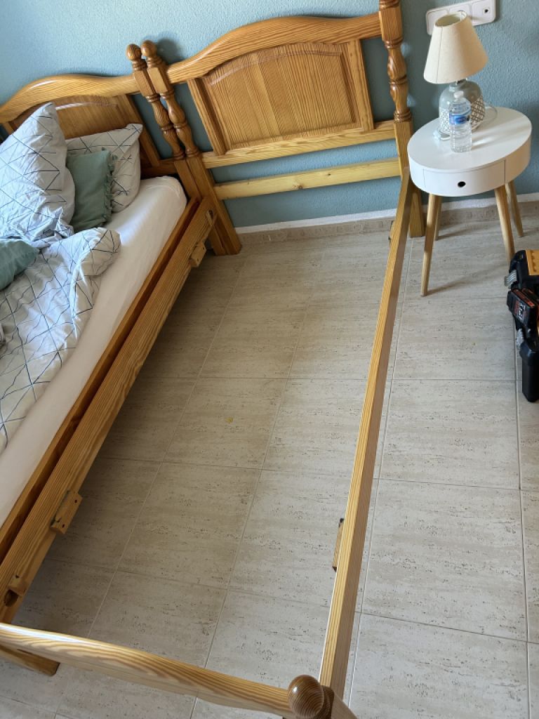 2 x 90 x 190 cm Betten Massiv Holz