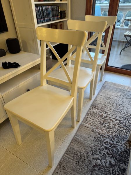 2 x IKEA chairs Rosentorp