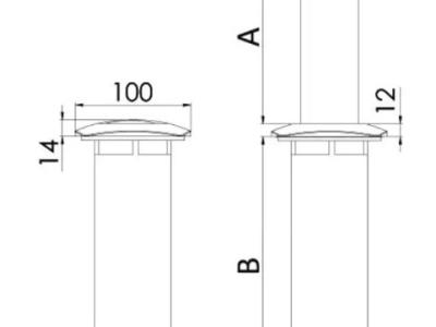 2 x Osculati Einziehbare LED-Tischlampe Aurora OSC-13.448.00