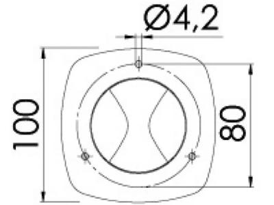 2 x Osculati Einziehbare LED-Tischlampe Aurora OSC-13.448.00