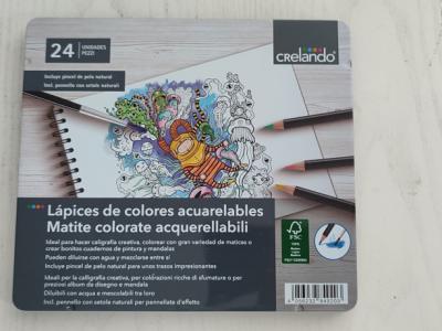 24 Aquarellstifte Crelando