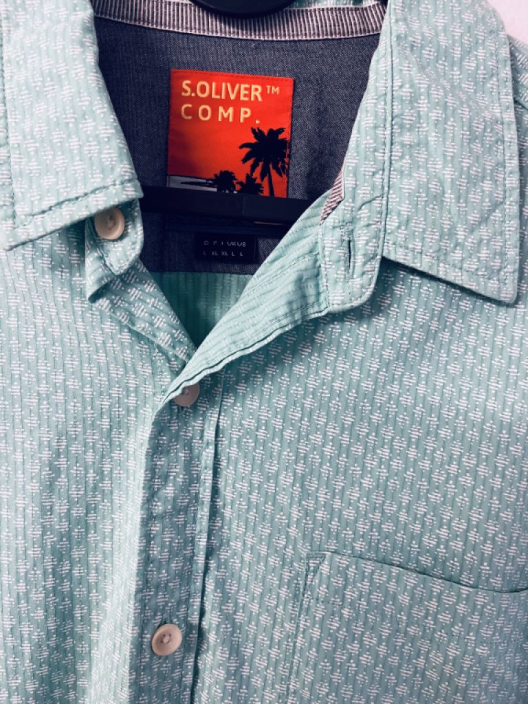 Set of 2 S. Oliver Short Sleeve Shirts, Size L – Top Condition!