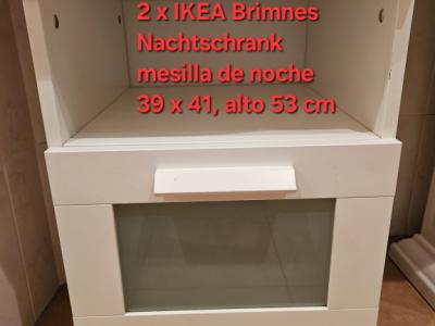 2x Nachtschrank IKEA Brimnes