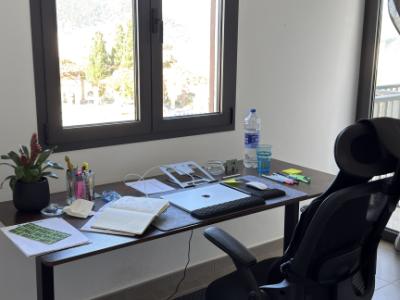 2x Standup Desk 160x70 (elektronisch) mit Office Stuhl