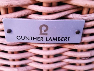 3 Gunter Lambert natural wicker chairs