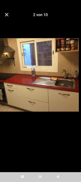 3 muebles bajos de cocina más fregadero y grifo de acero inoxidable en venta