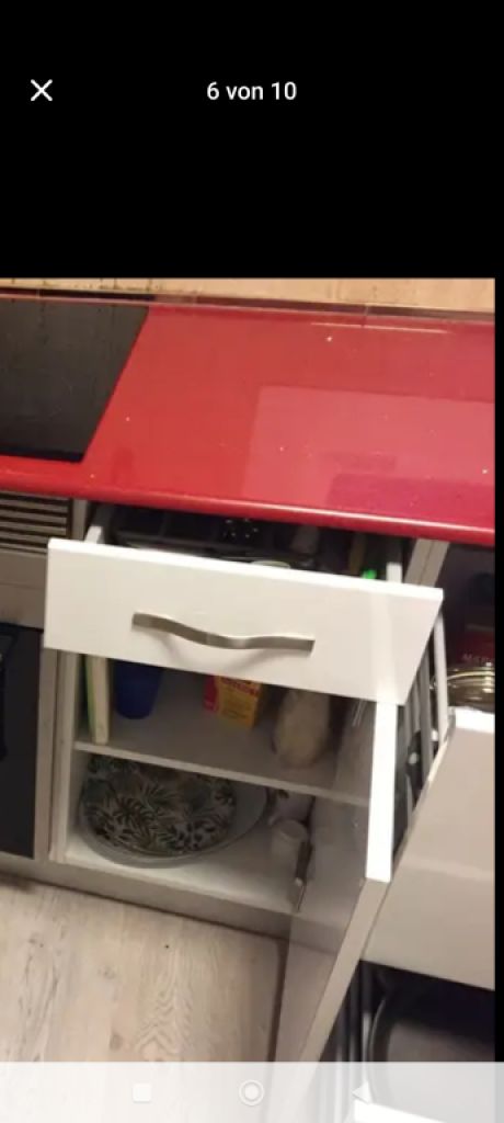 3 muebles bajos de cocina más fregadero y grifo de acero inoxidable en venta