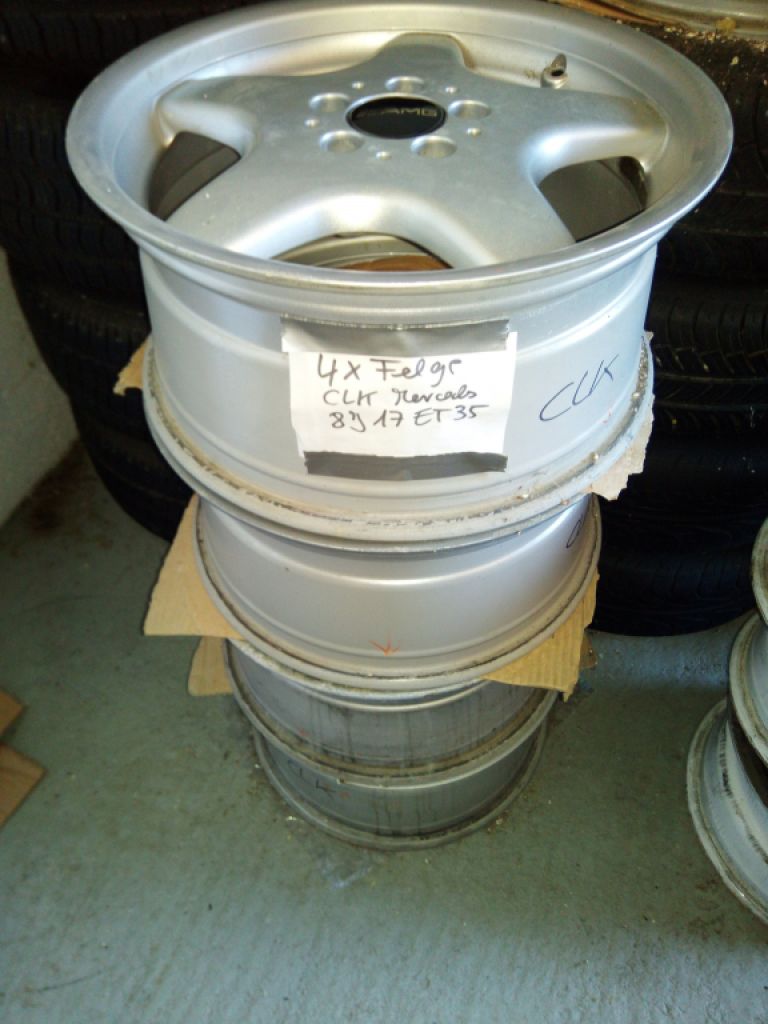 4 Aluminium Felgen Mercedes AMG 8j 17 Et35