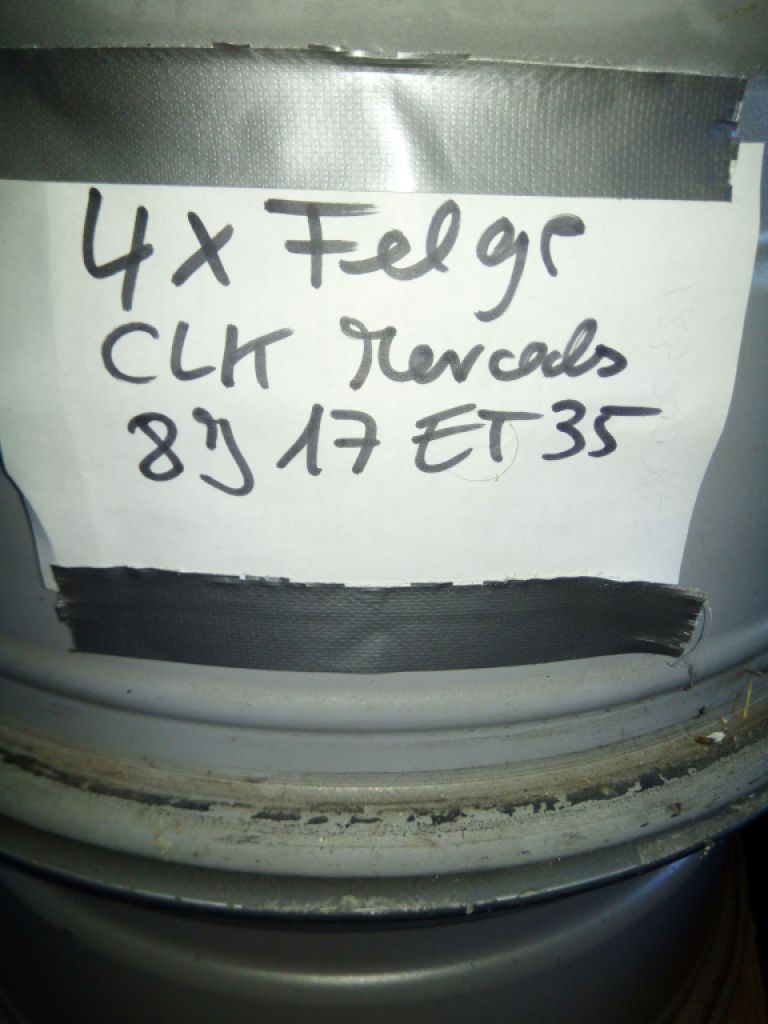4 Aluminium Felgen Mercedes AMG 8j 17 Et35