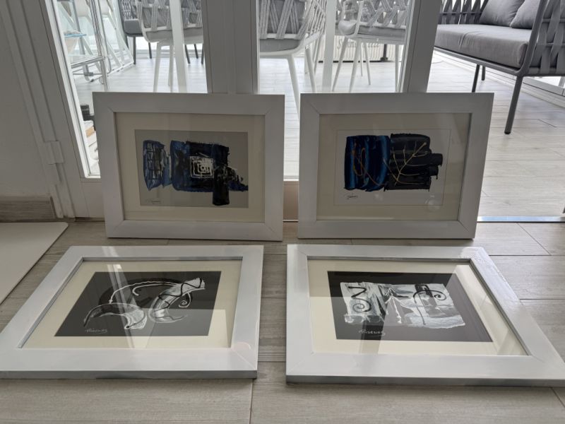 4 Dekorative Bilder 40,-Euro