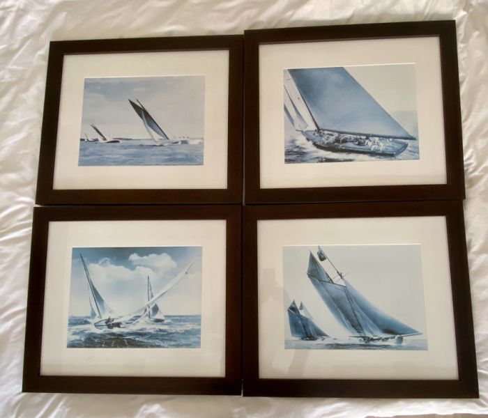 4 gerahmte Kunstdrucke, Eichholtz Rosenfeld Collection, Bilder, Prints