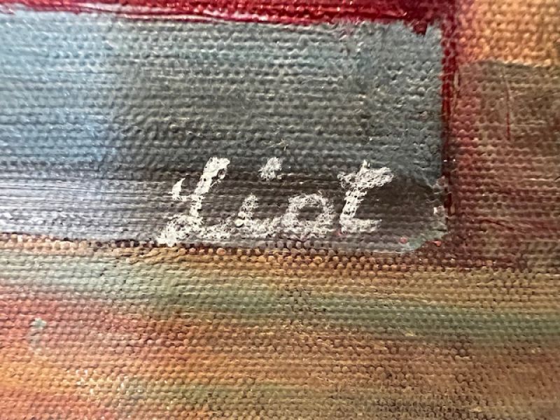 4 original French paintings by "Liot"