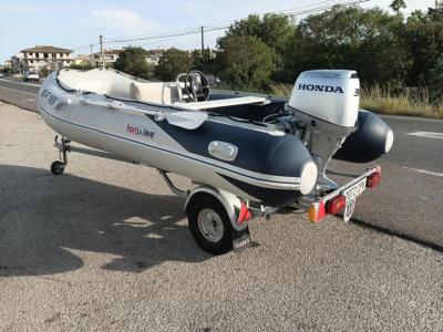 4m Inflatable Boat Rib Outboard Honda 30hp incl. Trailer