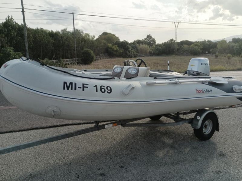 4m Inflatable Boat Rib Outboard Honda 30hp incl. Trailer