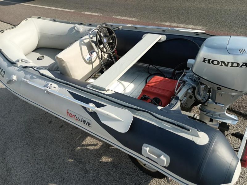 4m Inflatable Boat Rib Outboard Honda 30hp incl. Trailer