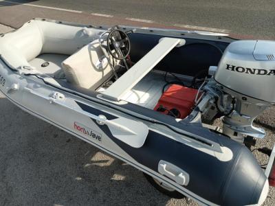 4m Inflatable Boat Rib Outboard Honda 30hp incl. Trailer