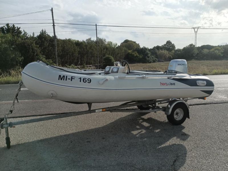 4m Inflatable Boat Rib Outboard Honda 30hp incl. Trailer