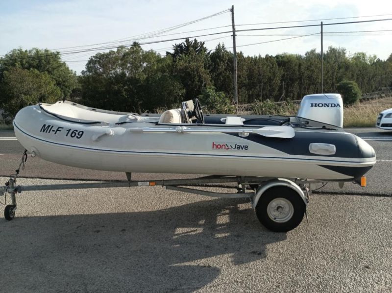 4m Inflatable Boat Rib Outboard Honda 30hp incl. Trailer
