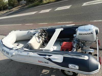 4m Inflatable Boat Rib Outboard Honda 30hp incl. Trailer
