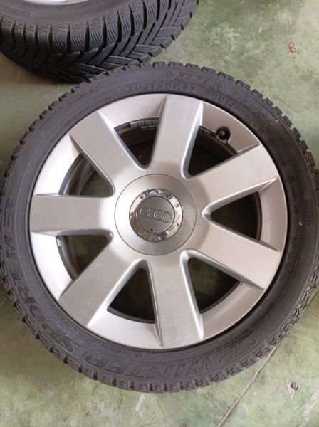 4x Audi TT Speedline 17Zoll Felgen Kompletträder Lochkreis 5x100