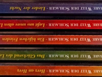 5 CDs von dt. Schlagern aus den 70,80,90