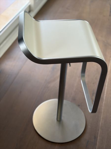 6 taburetes de bar (blanco/Alu)