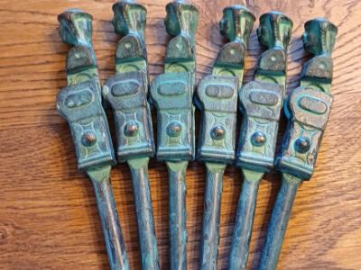 6 Klappladenrückhalter schwere Ausführung